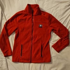 UGA Georgia Bulldogs Colosseum Red Athletic Jacket Women's Medium